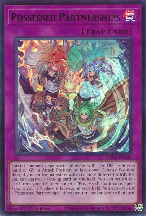 Possessed Partnerships (CH02-EN038) (THE CHRONICLES DECK: Spirit Charmers (All-Foil Edition))