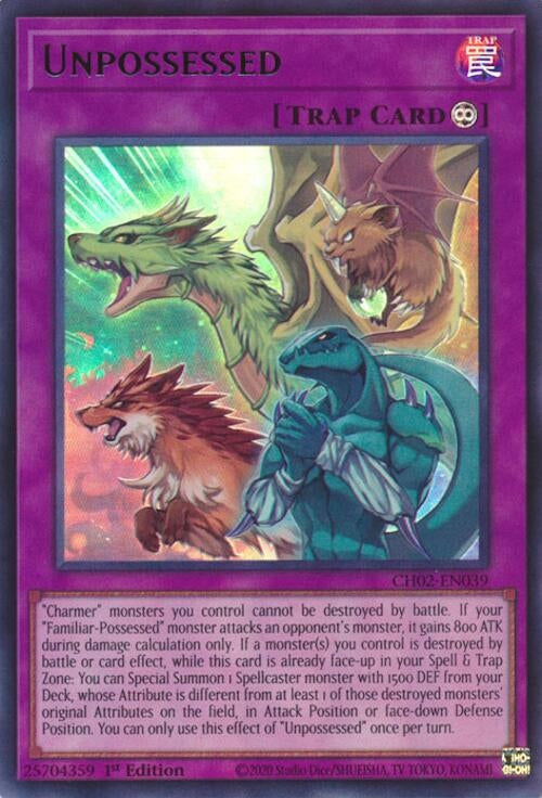 Unpossessed (CH02-EN039) (THE CHRONICLES DECK: Spirit Charmers (All-Foil Edition))