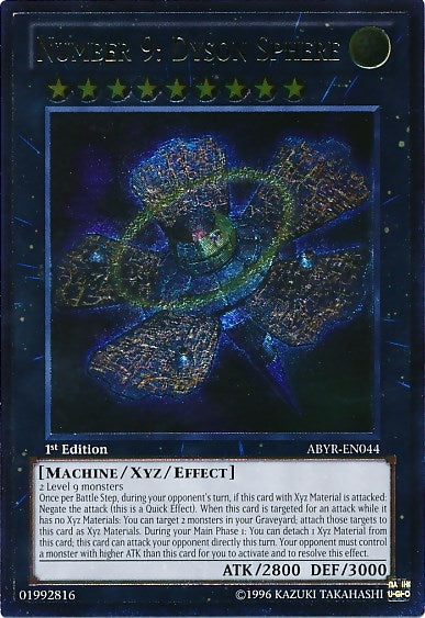 Image for Number 9: Dyson Sphere (UTR) (ABYR-EN044) (ABYR) - YuGiOh