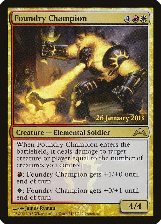 Image for Foundry Champion (165) (Prerelease Cards) - Magic: The Gathering