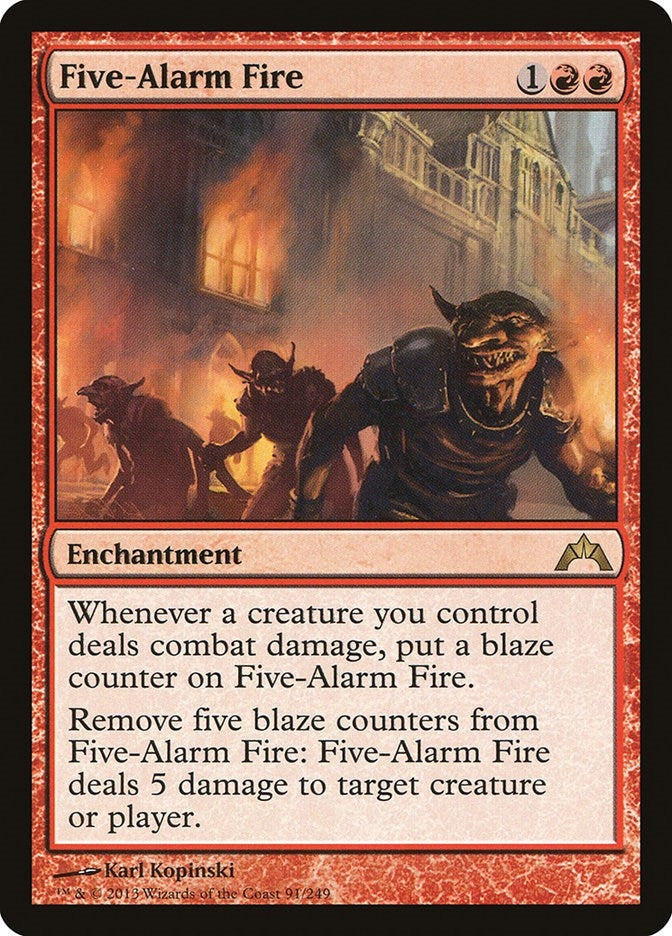 Image for Five-Alarm Fire (91) (Gatecrash) - Magic: The Gathering