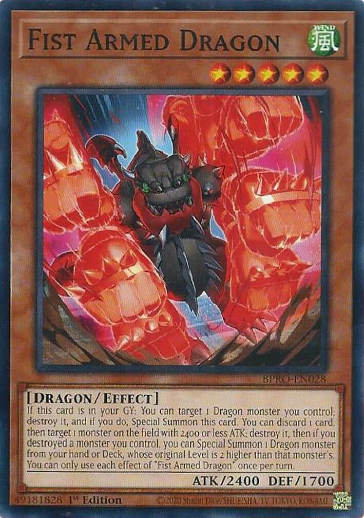 Fist Armed Dragon (BPRO-EN028) (Burst Protocol)