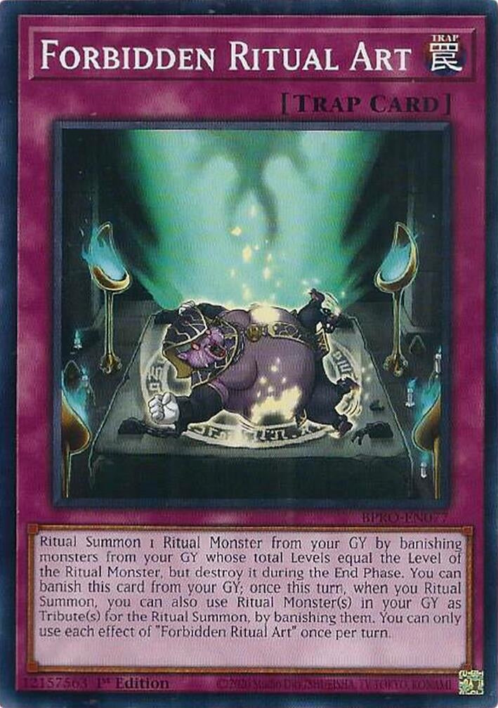 Forbidden Ritual Art (BPRO-EN077) (Burst Protocol)