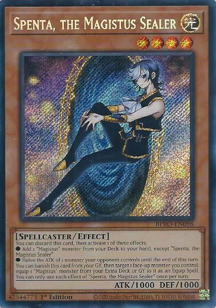Spenta, the Magistus Sealer (BPRO-EN098) (Burst Protocol)