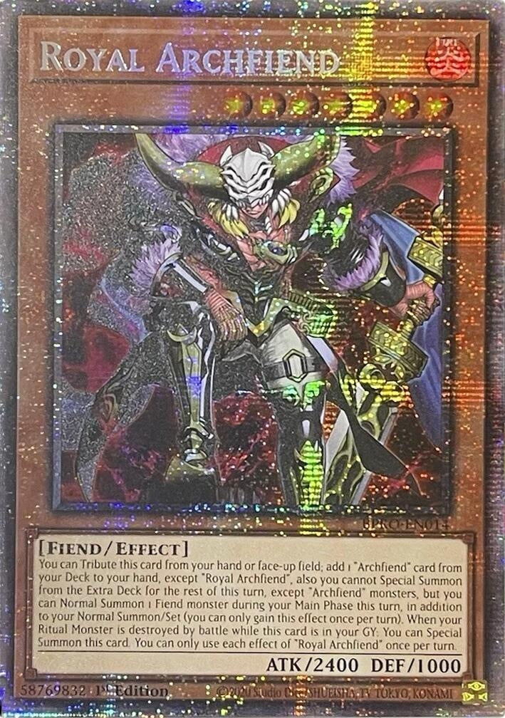 Royal Archfiend (Starlight Rare) (BPRO-EN014) (Burst Protocol)