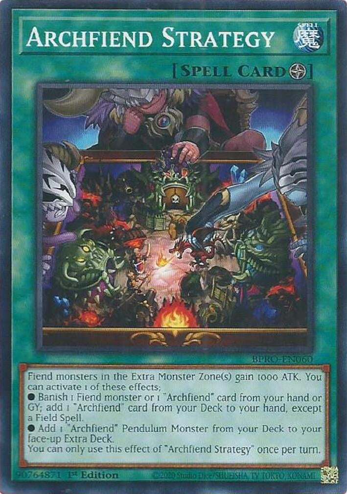 Archfiend Strategy (BPRO-EN060) (Burst Protocol)
