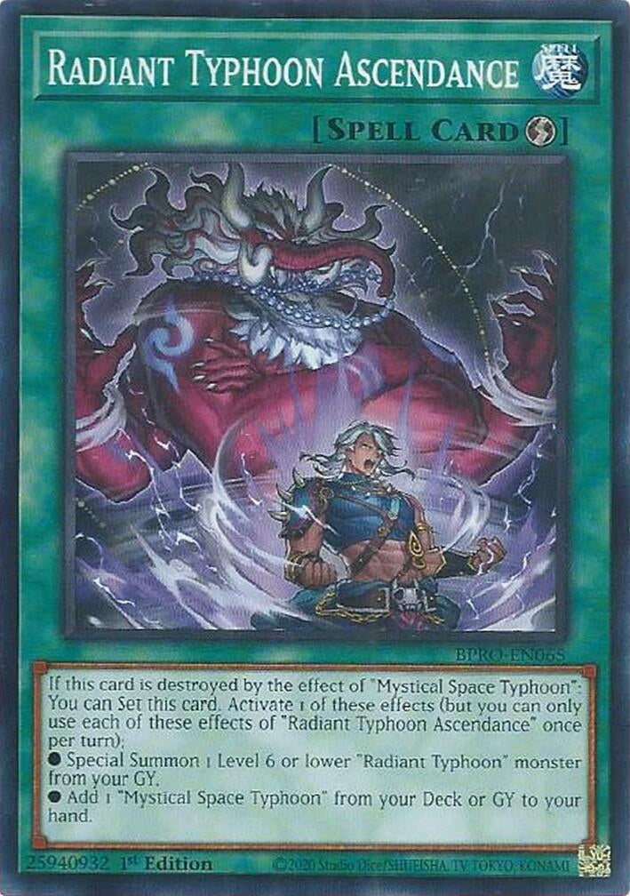 Radiant Typhoon Ascendance (BPRO-EN065) (Burst Protocol)