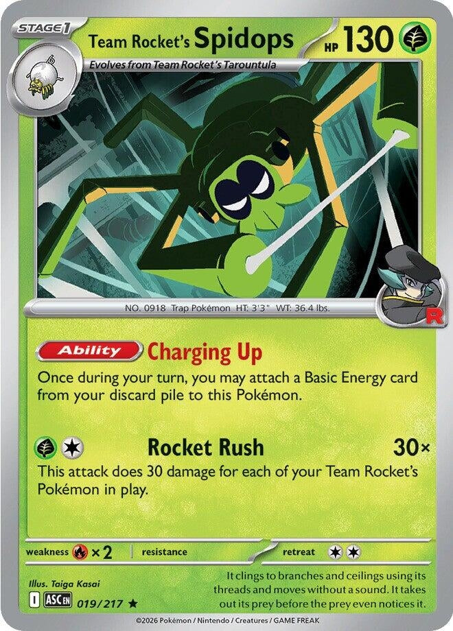 Team Rocket's Spidops (019/217) (ME: Ascended Heroes)