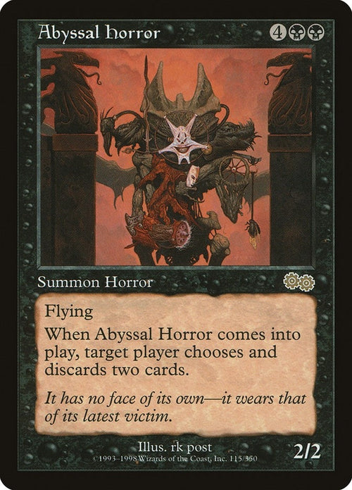Image for Abyssal Horror (115) (Urza's Saga) - Magic: The Gathering