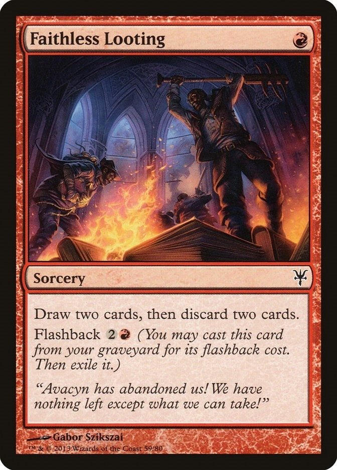 Image for Faithless Looting (59) (Sorin vs. Tibalt) - Magic: The Gathering