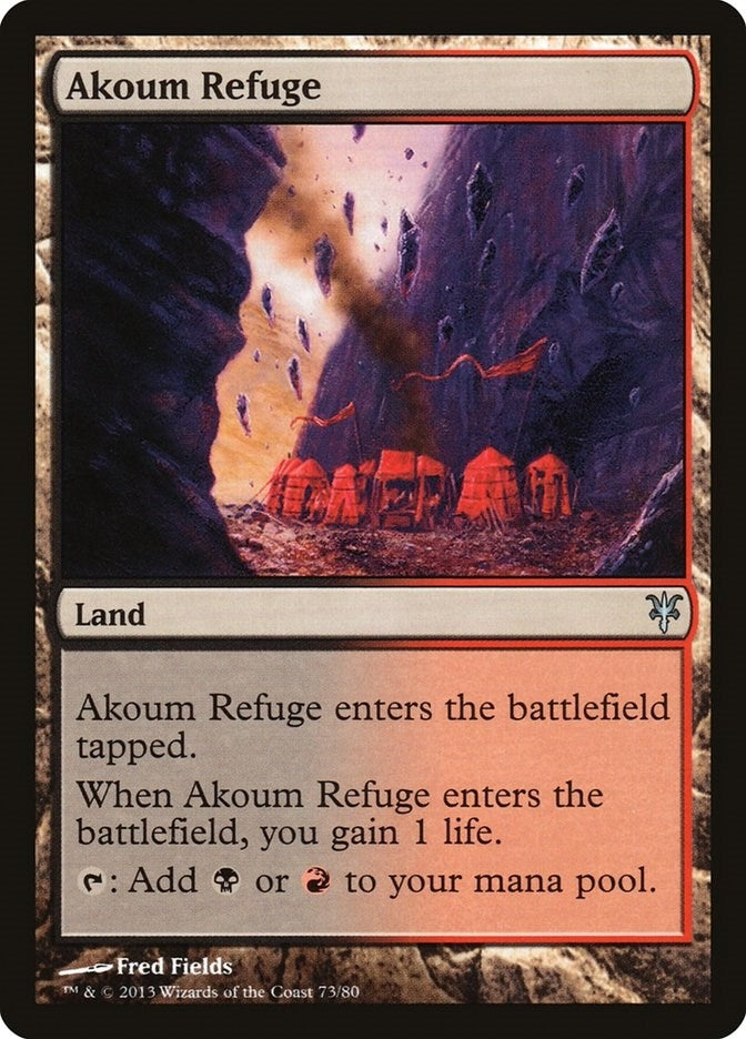 Image for Akoum Refuge (73) (Sorin vs. Tibalt) - Magic: The Gathering