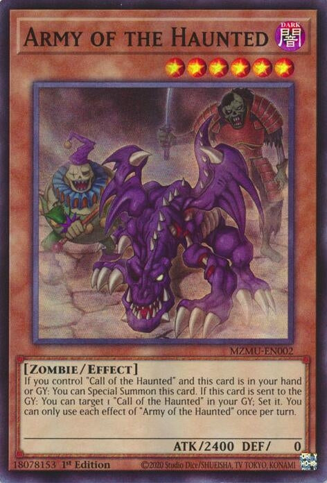 Image for Army of the Haunted (MZMU-EN002) (Maze of Muertos) - YuGiOh