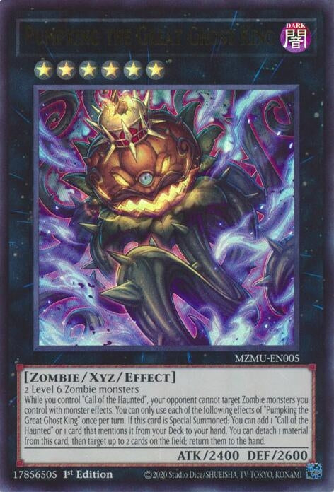 Image for Pumpking the Great Ghost King (MZMU-EN005) (Maze of Muertos) - YuGiOh