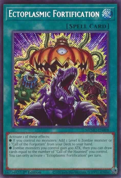 Image for Ectoplasmic Fortification (MZMU-EN008) (Maze of Muertos) - YuGiOh