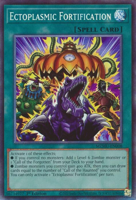 Image for Ectoplasmic Fortification (Collector's Rare) (MZMU-EN008) (Maze of Muertos) - YuGiOh