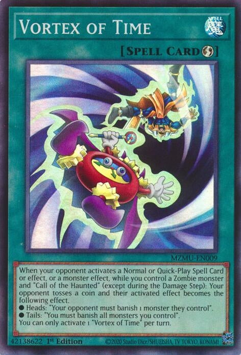 Image for Vortex of Time (MZMU-EN009) (Maze of Muertos) - YuGiOh