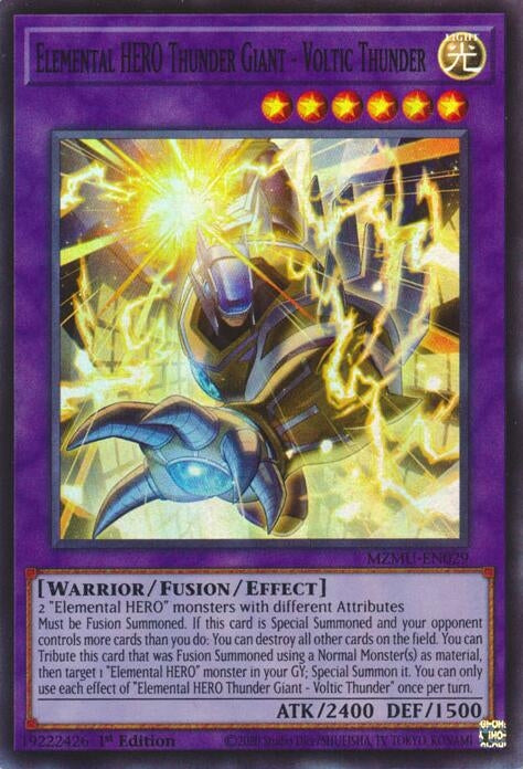 Image for Elemental HERO Thunder Giant - Voltic Thunder (MZMU-EN029) (Maze of Muertos) - YuGiOh