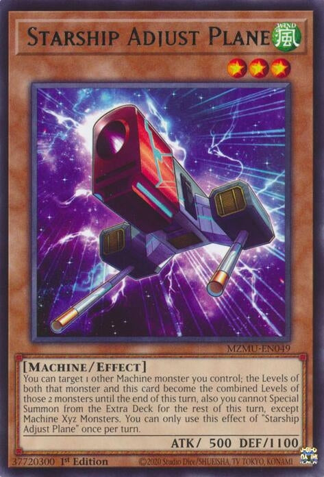 Image for Starship Adjust Plane (MZMU-EN049) (Maze of Muertos) - YuGiOh