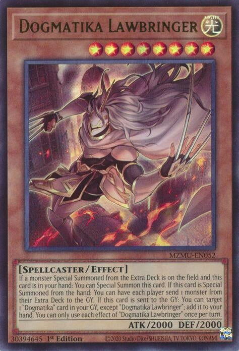 Image for Dogmatika Lawbringer (MZMU-EN052) (Maze of Muertos) - YuGiOh