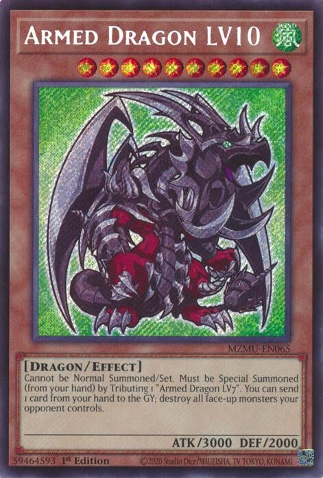 Image for Armed Dragon LV10 (MZMU-EN065) (Maze of Muertos) - YuGiOh