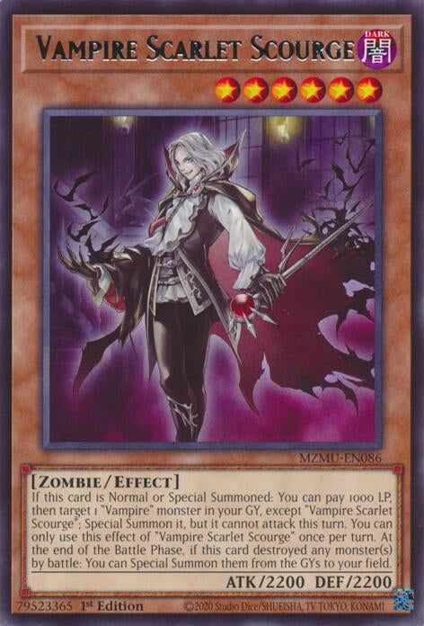 Image for Vampire Scarlet Scourge (MZMU-EN086) (Maze of Muertos) - YuGiOh