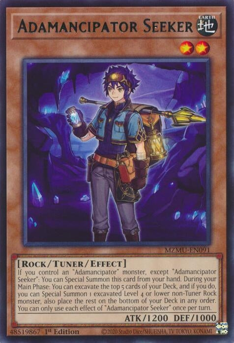 Image for Adamancipator Seeker (MZMU-EN091) (Maze of Muertos) - YuGiOh