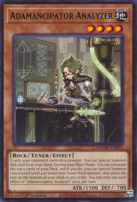 Image for Adamancipator Analyzer (MZMU-EN093) (Maze of Muertos) - YuGiOh