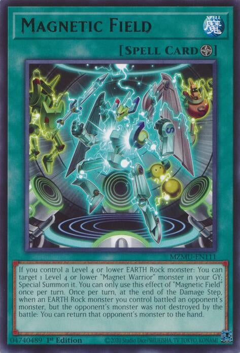 Image for Magnetic Field (MZMU-EN111) (Maze of Muertos) - YuGiOh