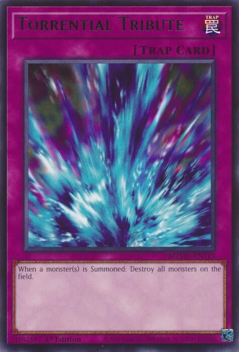 Image for Torrential Tribute (MZMU-EN119) (Maze of Muertos) - YuGiOh