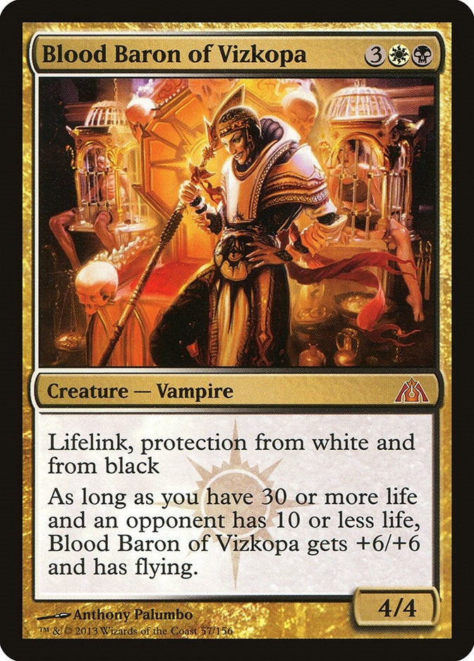 Image for Blood Baron of Vizkopa (57) (Dragon's Maze) - Magic: The Gathering