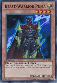 Image for Beast-Warrior Puma (HA07-EN032) (HA07) - YuGiOh