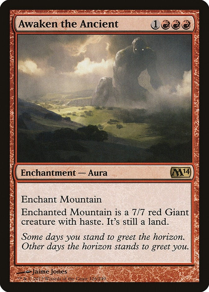 Image for Awaken the Ancient (126) (Magic 2014 (M14)) - Magic: The Gathering