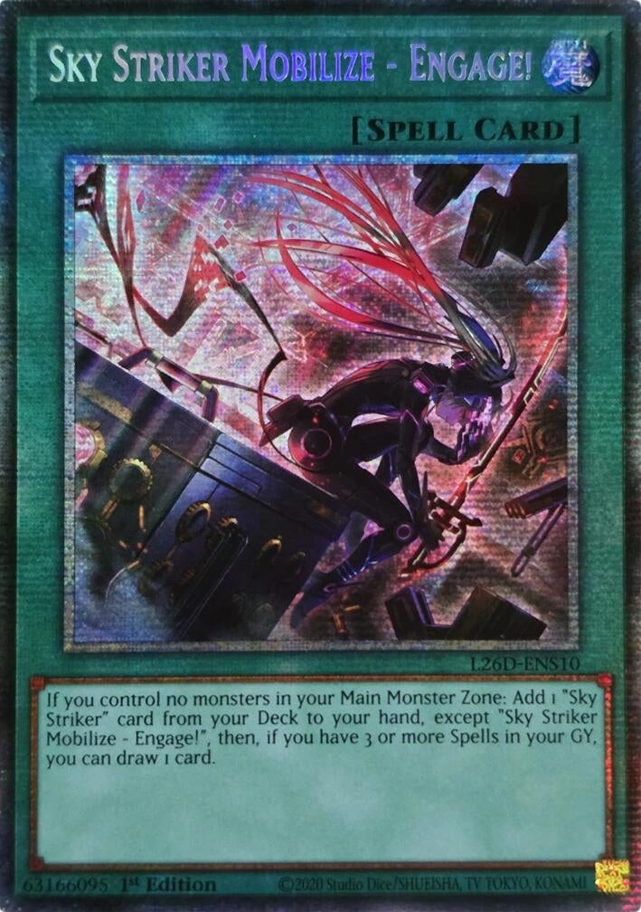 Sky Striker Mobilize - Engage! (Starlight Rare) (L26D-ENS10) (Legendary Modern Decks 2026)