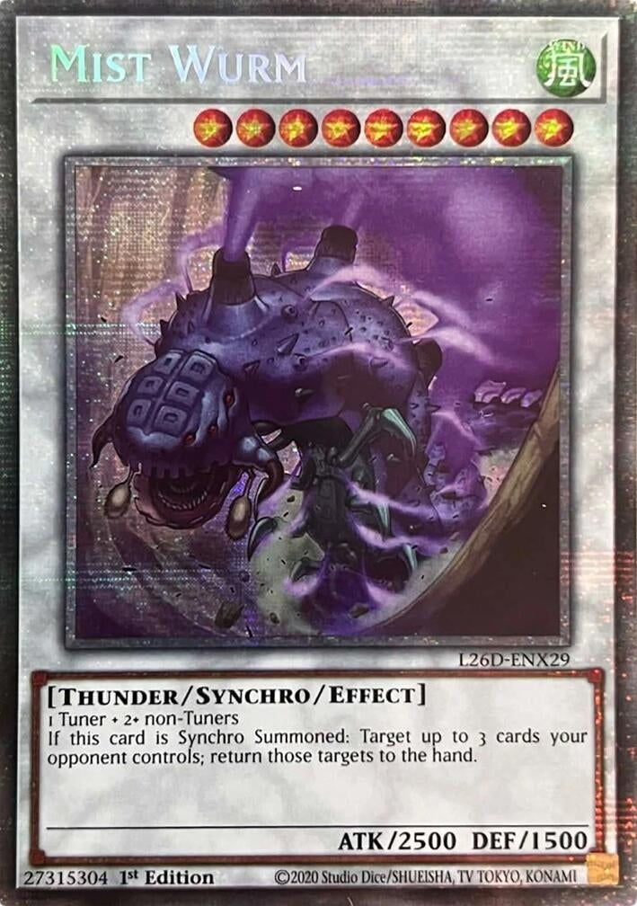 Mist Wurm (Starlight Rare) (L26D-ENX29) (Legendary Modern Decks 2026)