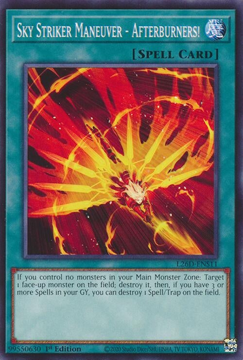 Sky Striker Maneuver - Afterburners! (L26D-ENS11) (Legendary Modern Decks 2026)