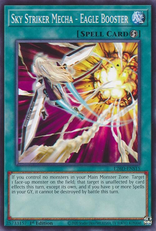 Sky Striker Mecha - Eagle Booster (L26D-ENS15) (Legendary Modern Decks 2026)