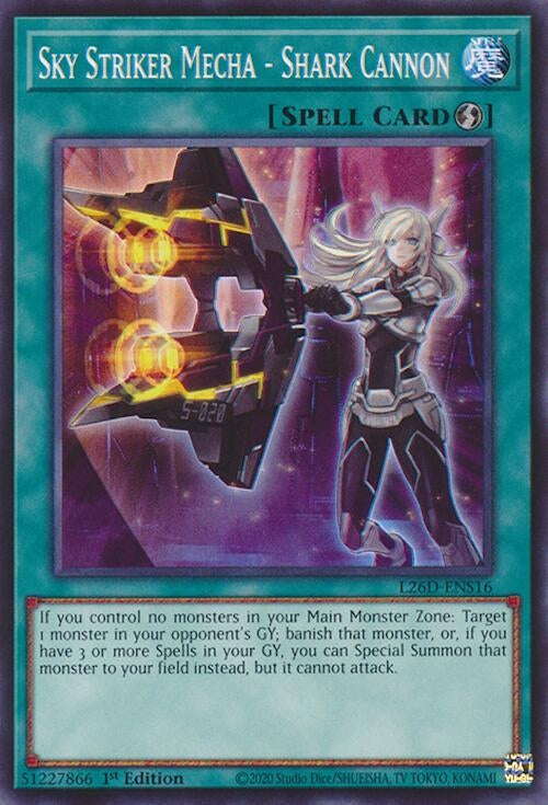 Sky Striker Mecha - Shark Cannon (L26D-ENS16) (Legendary Modern Decks 2026)