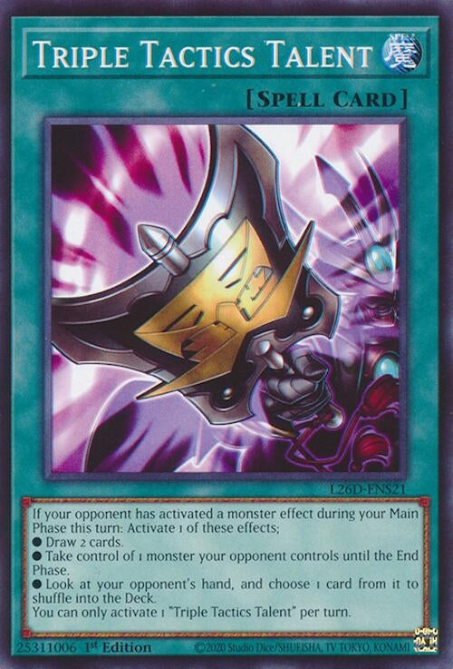 Triple Tactics Talent (L26D-ENS21) (Legendary Modern Decks 2026)