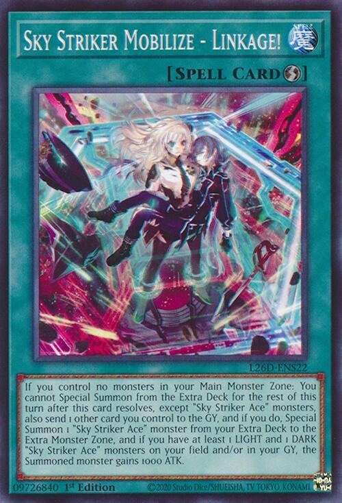 Sky Striker Mobilize - Linkage! (L26D-ENS22) (Legendary Modern Decks 2026)