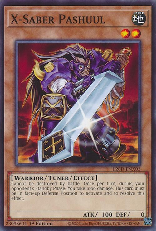X-Saber Pashuul (L26D-ENX03) (Legendary Modern Decks 2026)