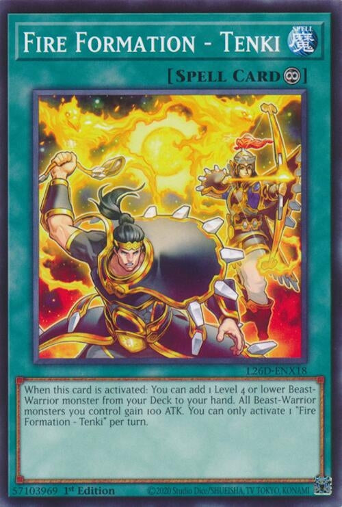 Fire Formation - Tenki (L26D-ENX18) (Legendary Modern Decks 2026)