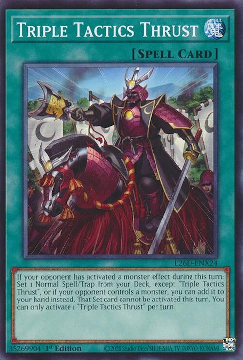 Triple Tactics Thrust - L26D-ENX24 (L26D-ENX24) (Legendary Modern Decks 2026)