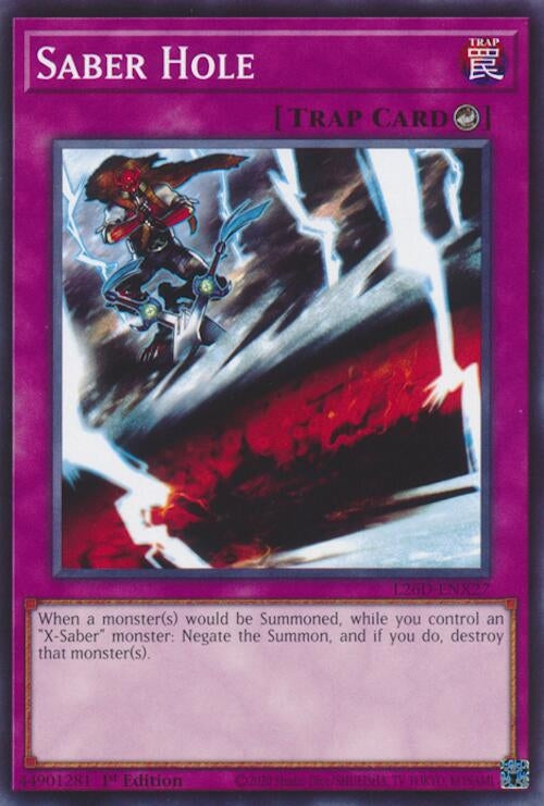 Saber Hole (L26D-ENX27) (Legendary Modern Decks 2026)