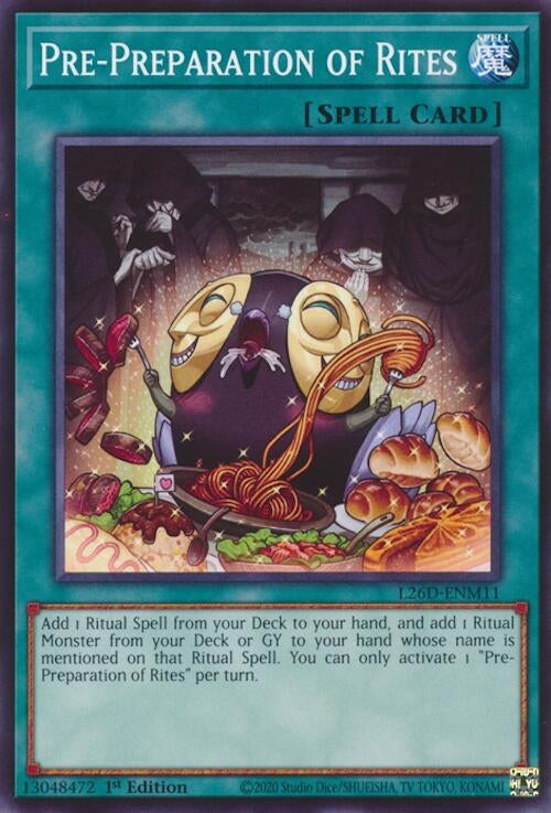 Pre-Preparation of Rites (L26D-ENM11) (Legendary Modern Decks 2026)