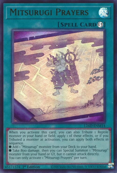 Mitsurugi Prayers (Ultra Rare) (L26D-ENM14) (Legendary Modern Decks 2026)