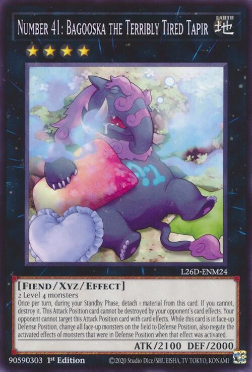 Number 41: Bagooska the Terribly Tired Tapir (L26D-ENM24) (Legendary Modern Decks 2026)