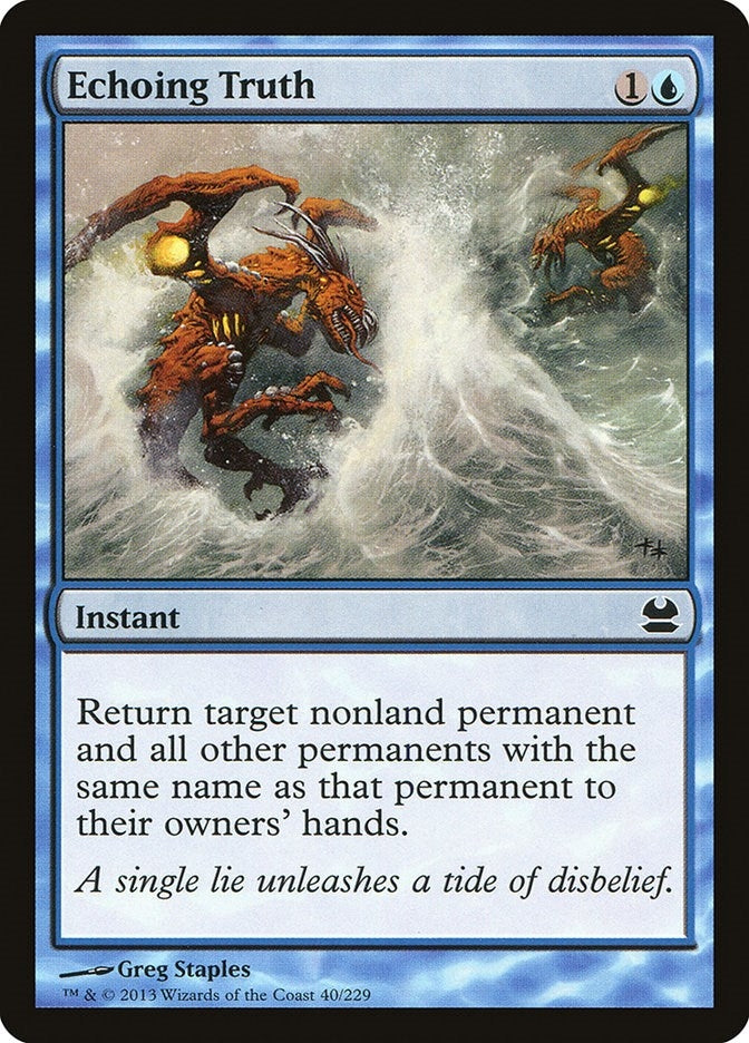 Image for Echoing Truth (40) (Modern Masters) - Magic: The Gathering