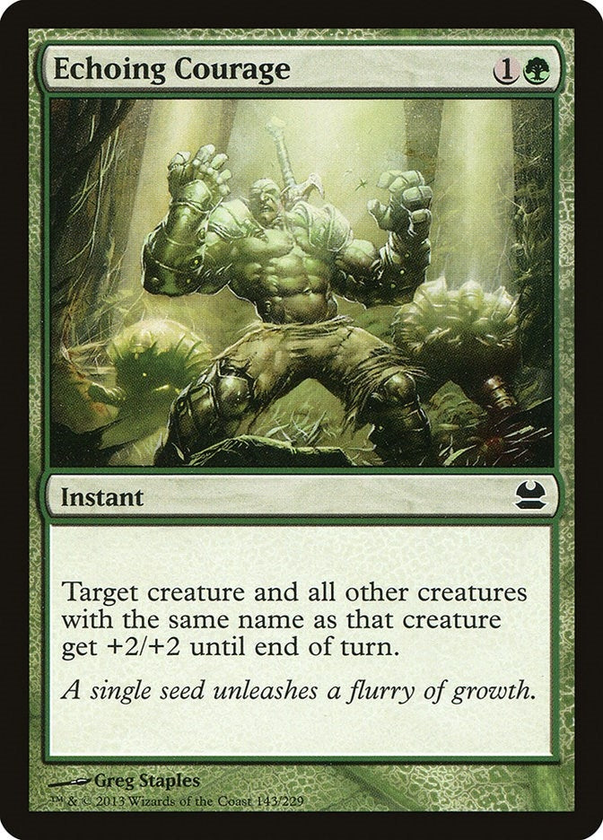 Image for Echoing Courage (143) (Modern Masters) - Magic: The Gathering