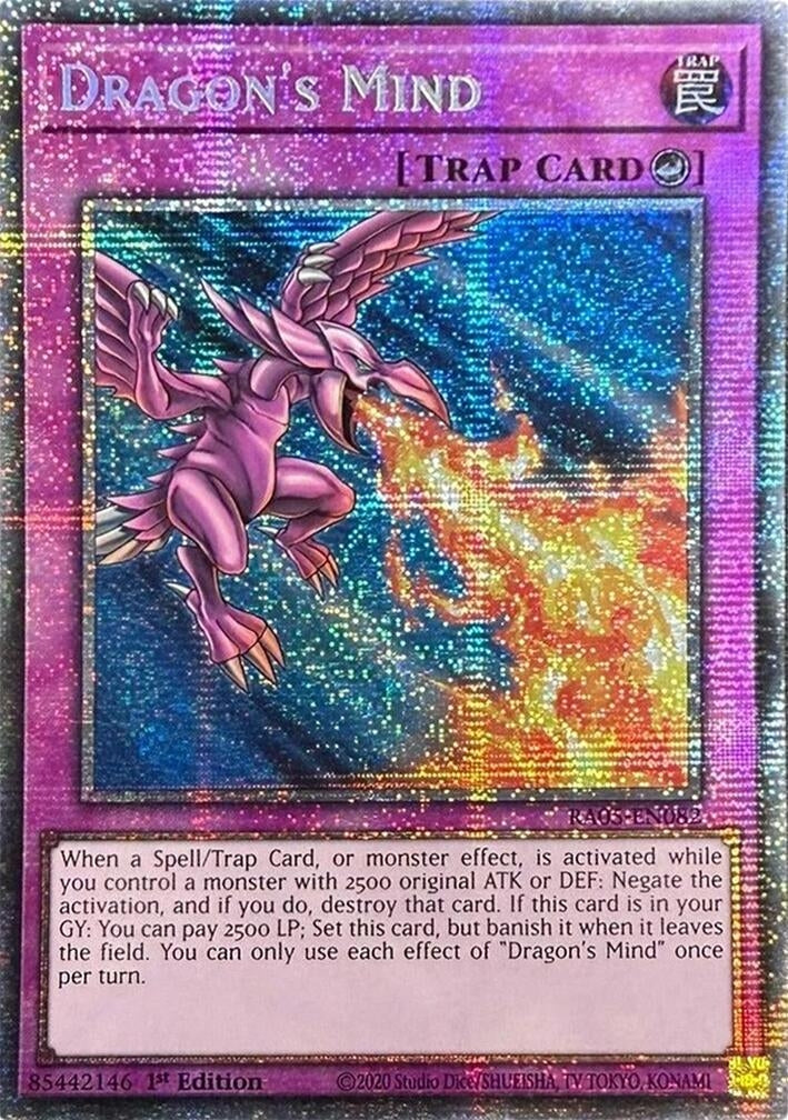 Image for Dragon's Mind (Starlight Rare) (RA05-EN082) (Rarity Collection 5) - YuGiOh