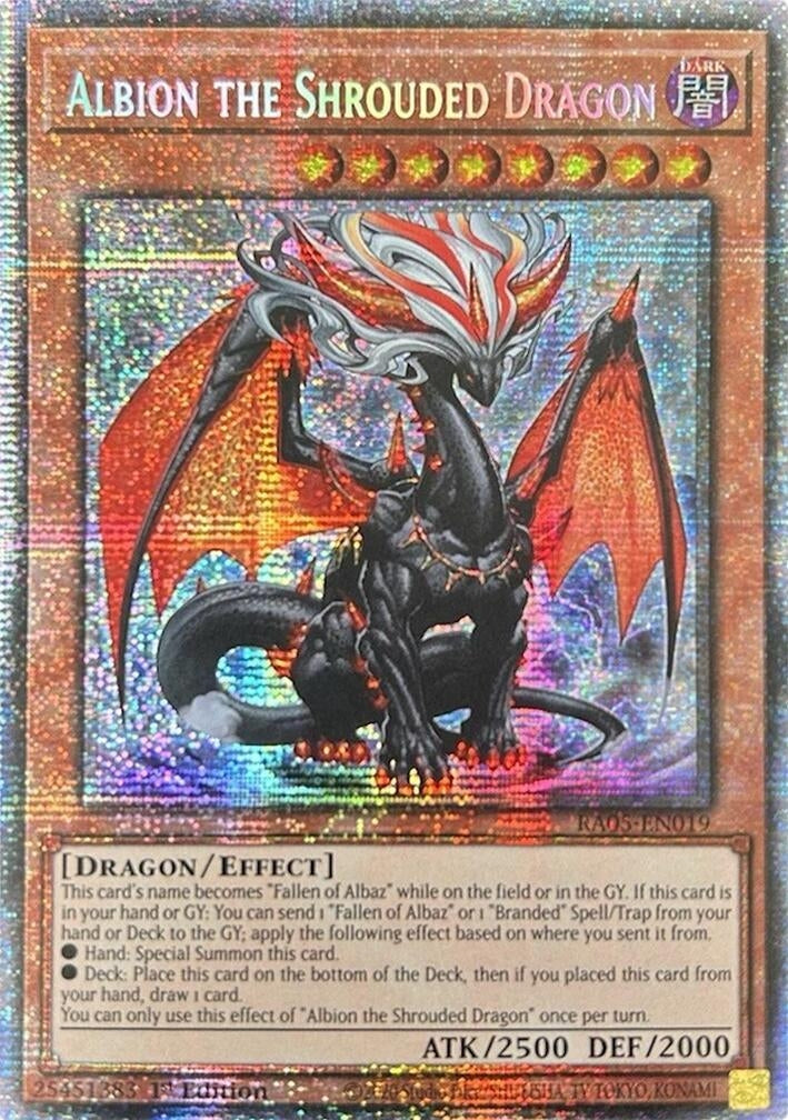 Image for Albion the Shrouded Dragon (Starlight Rare) (RA05-EN019) (Rarity Collection 5) - YuGiOh
